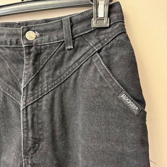 VINTAGE Blackwash Rocky Mountain Jeans - Picture 1 of 6
